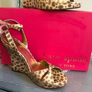 Kate spade ash wood heel